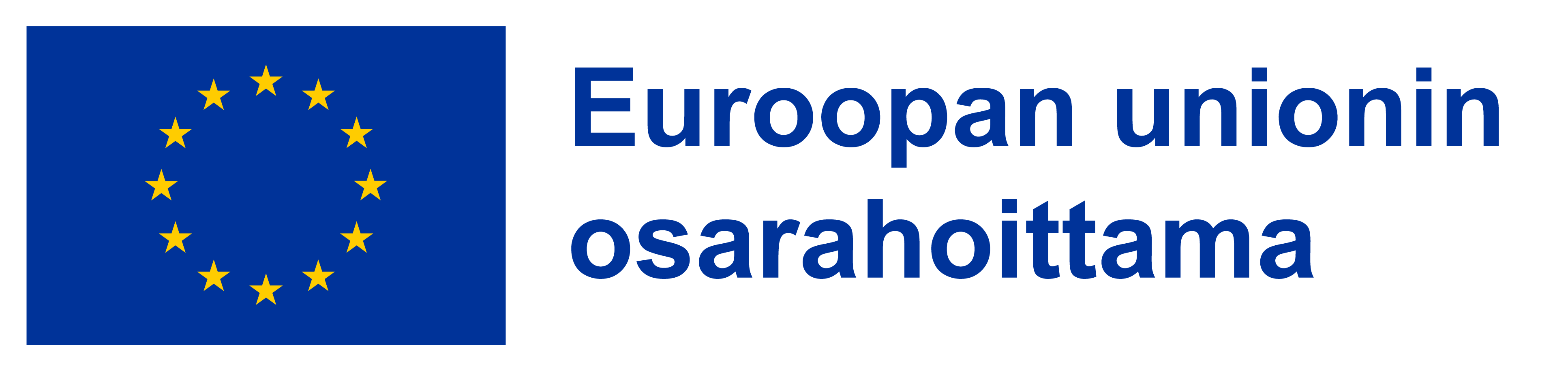 Euroopan unionin osarahoittama logo.